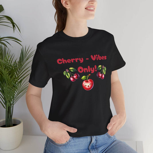 Cherry Vibes - T-Shirt for Summer Celebrations - FitLife - WellnessOasis