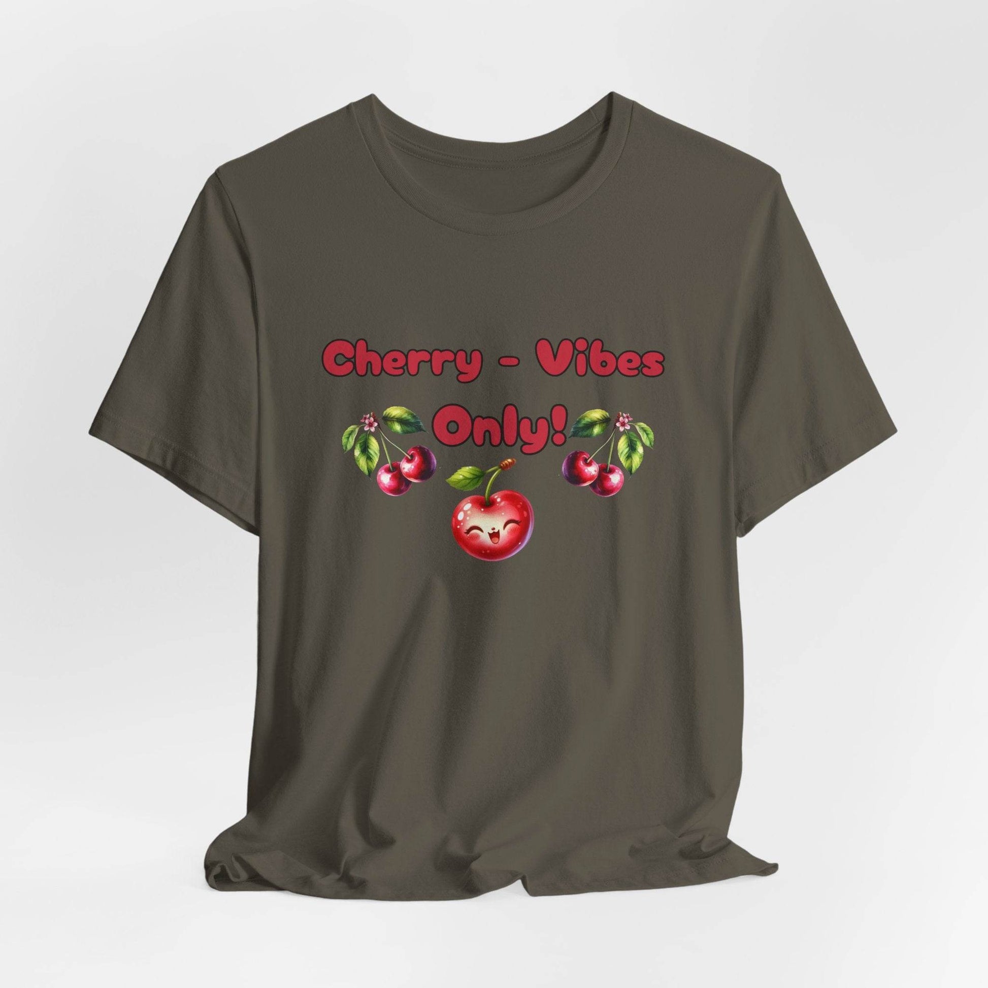 Cherry Vibes - T-Shirt for Summer Celebrations - FitLife - WellnessOasis