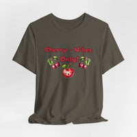 Cherry Vibes - T-Shirt for Summer Celebrations - FitLife - WellnessOasis
