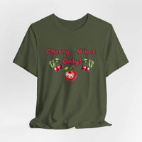Cherry Vibes - T-Shirt for Summer Celebrations - FitLife - WellnessOasis