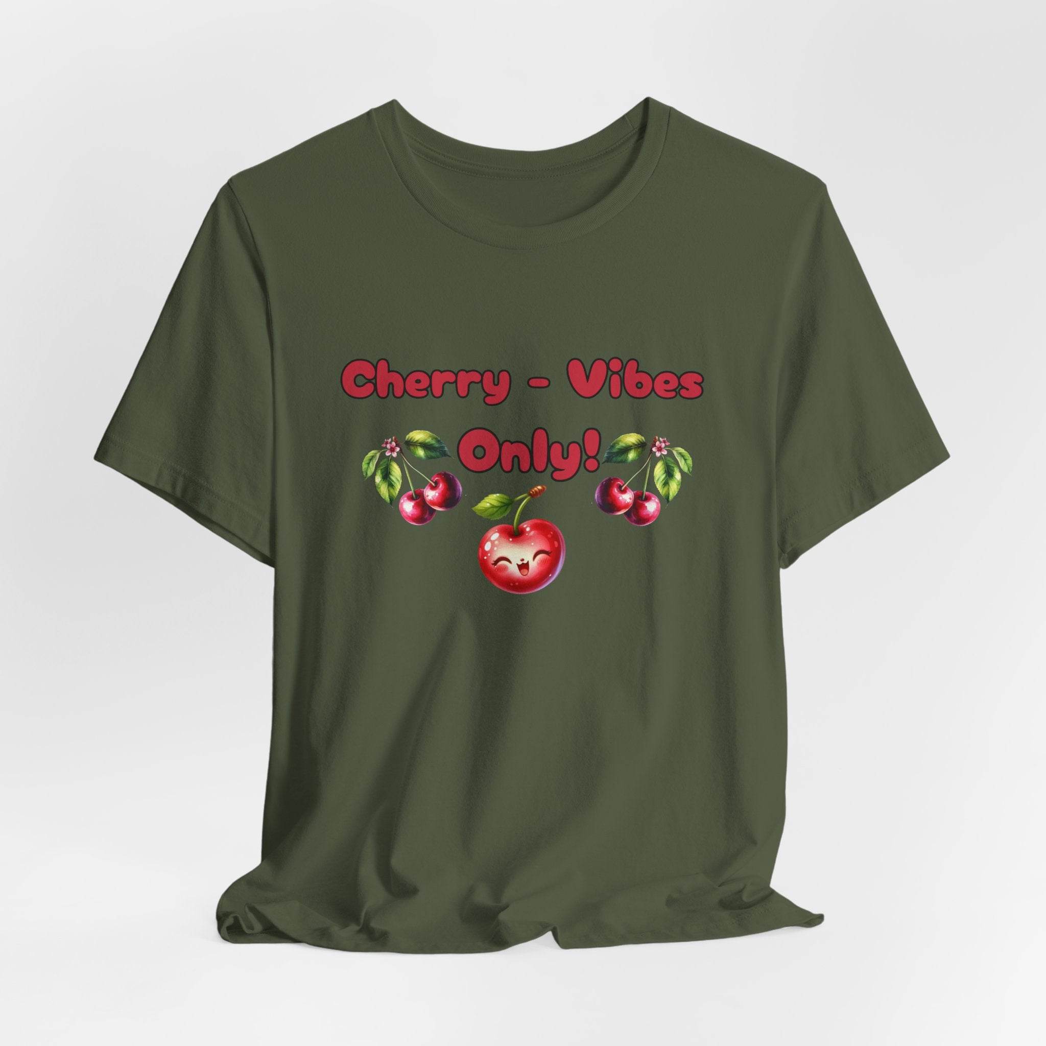 Cherry Vibes - T-Shirt for Summer Celebrations - FitLife - WellnessOasis