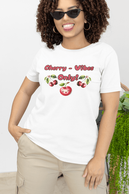Cherry Vibes - T-Shirt for Summer Celebrations - FitLife - WellnessOasis
