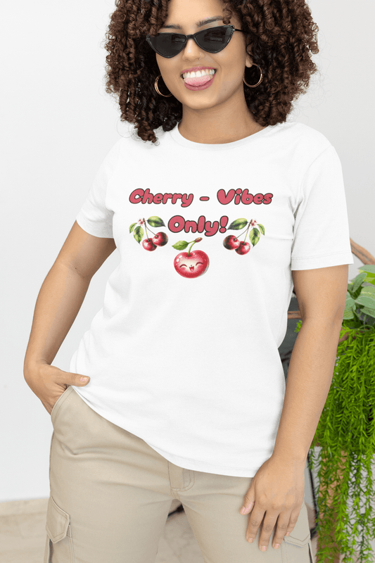 Cherry Vibes - T-Shirt for Summer Celebrations - FitLife - WellnessOasis