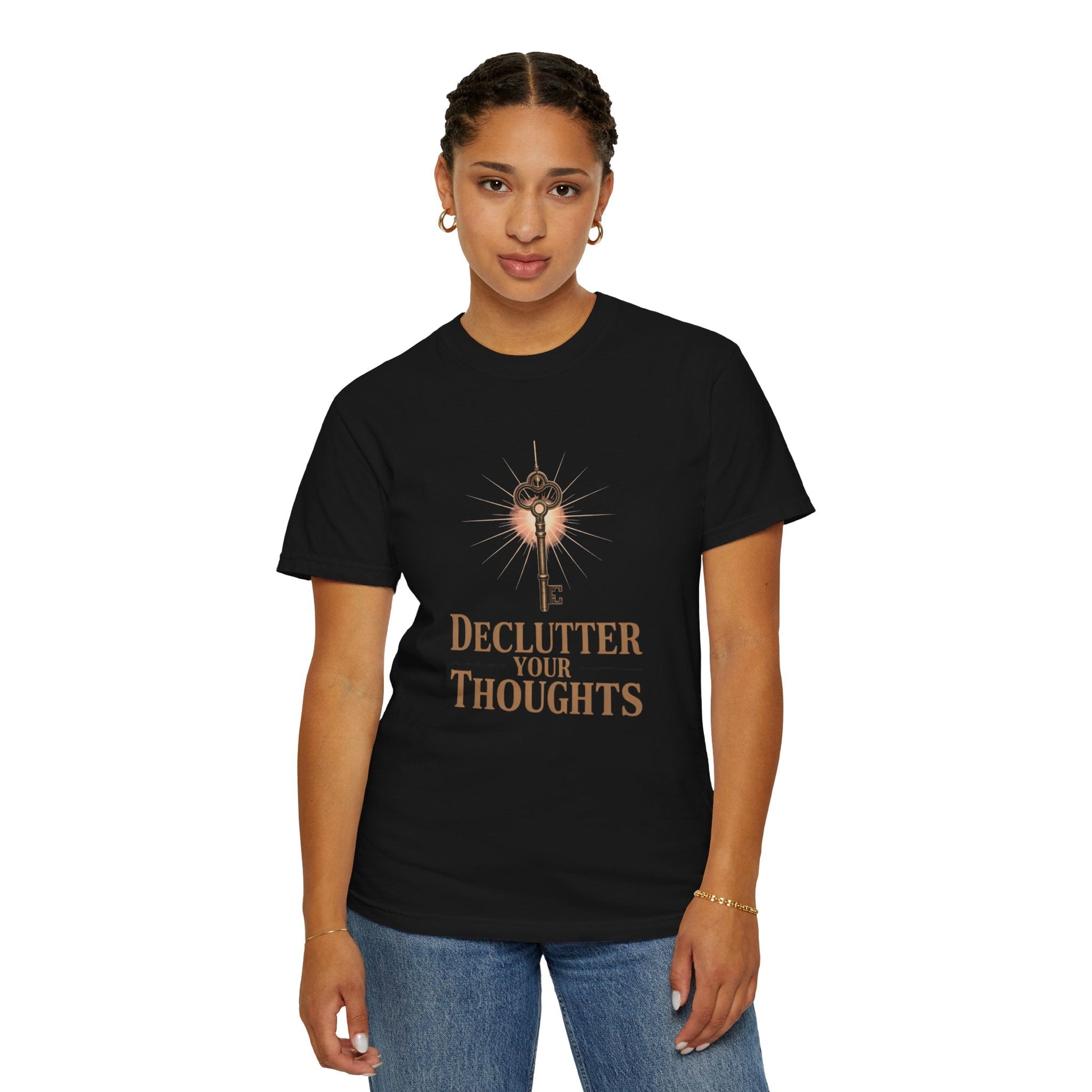 Declutter Your Thoughts T-Shirt – Mindfulness Shirt, Mental Health Tee - FitLife - WellnessOasis