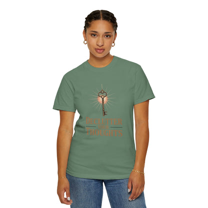 Declutter Your Thoughts T-Shirt – Mindfulness Shirt, Mental Health Tee - FitLife - WellnessOasis