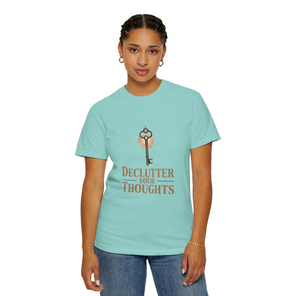 Declutter Your Thoughts T-Shirt – Mindfulness Shirt, Mental Health Tee - FitLife - WellnessOasis