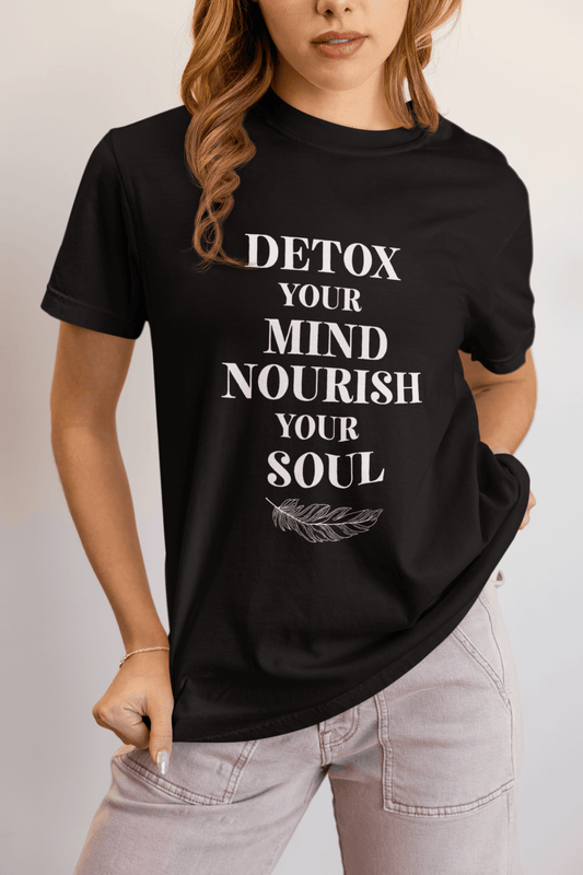 Detox Your Mind T-shirt– Wellness & Mindfulness Tee - FitLife - WellnessOasis
