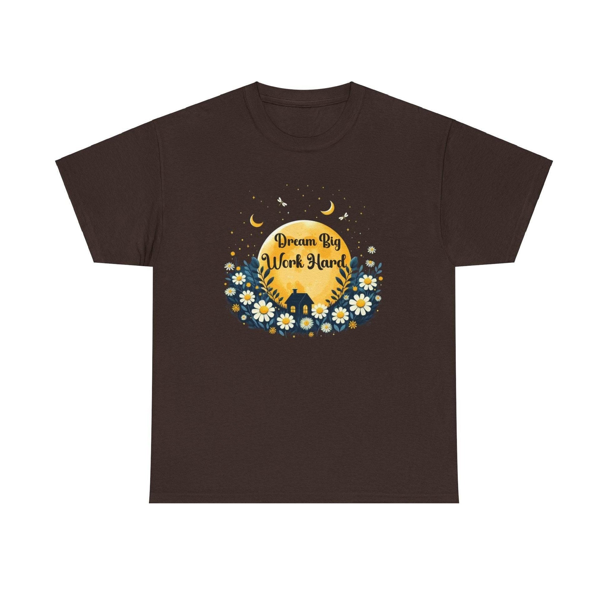 Dream Big Work Hard Tee - FitLife - WellnessOasis