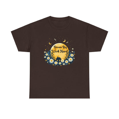 Dream Big Work Hard Tee - FitLife - WellnessOasis