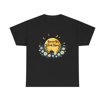 Dream Big Work Hard Tee - FitLife - WellnessOasis