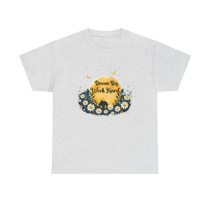 Dream Big Work Hard Tee - FitLife - WellnessOasis