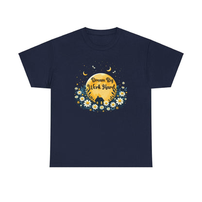 Dream Big Work Hard Tee - FitLife - WellnessOasis