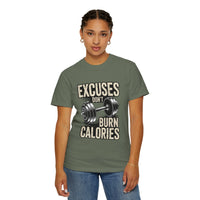 Excuses Don't Burn Calories | Motivational Fitness T-Shirt - FitLife - WellnessOasis
