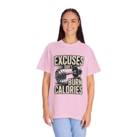 Excuses Don't Burn Calories | Motivational Fitness T-Shirt - FitLife - WellnessOasis