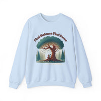 Find Balance Find Peace Sweatshirt - FitLife - WellnessOasis
