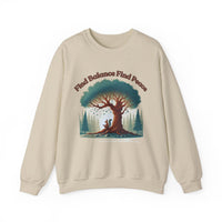 Find Balance Find Peace Sweatshirt - FitLife - WellnessOasis