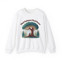 Find Balance Find Peace Sweatshirt - FitLife - WellnessOasis
