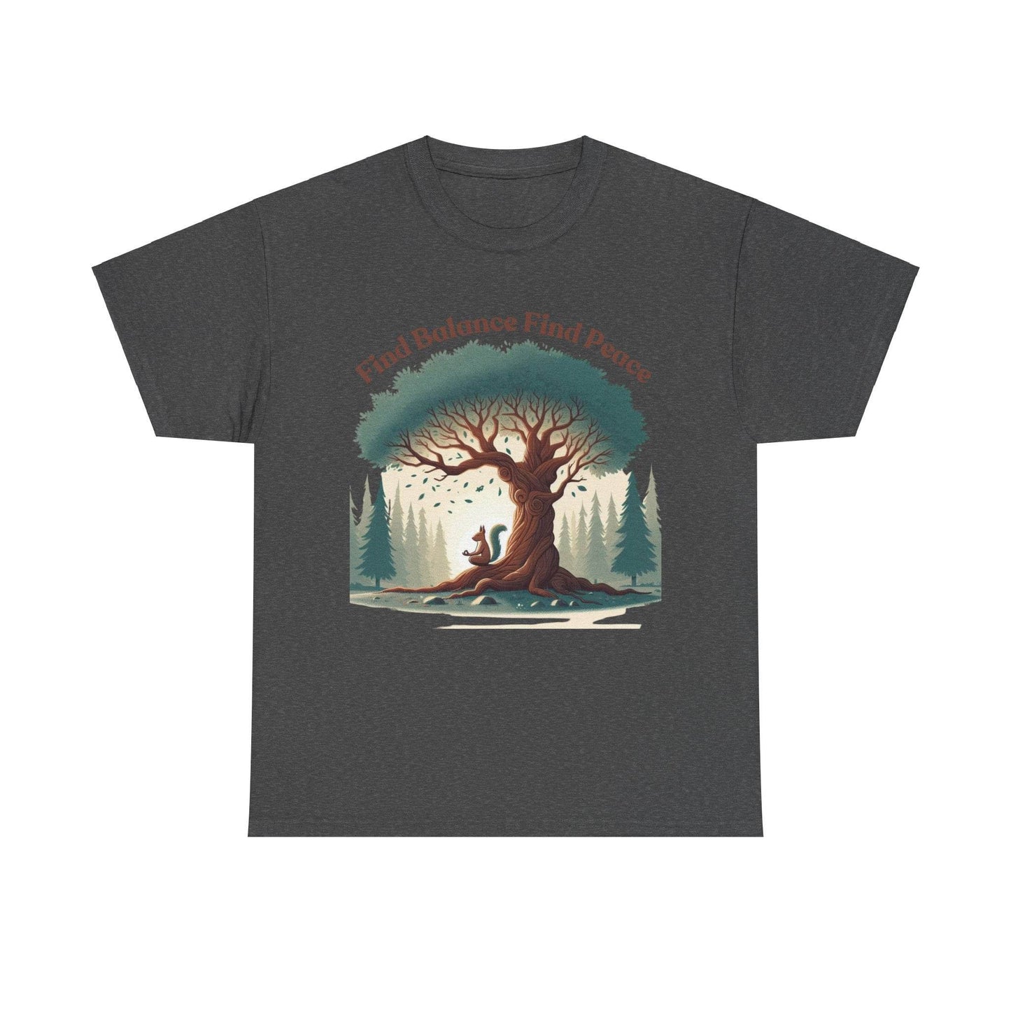 Find Balance Find Peace T-Shirt - FitLife - WellnessOasis