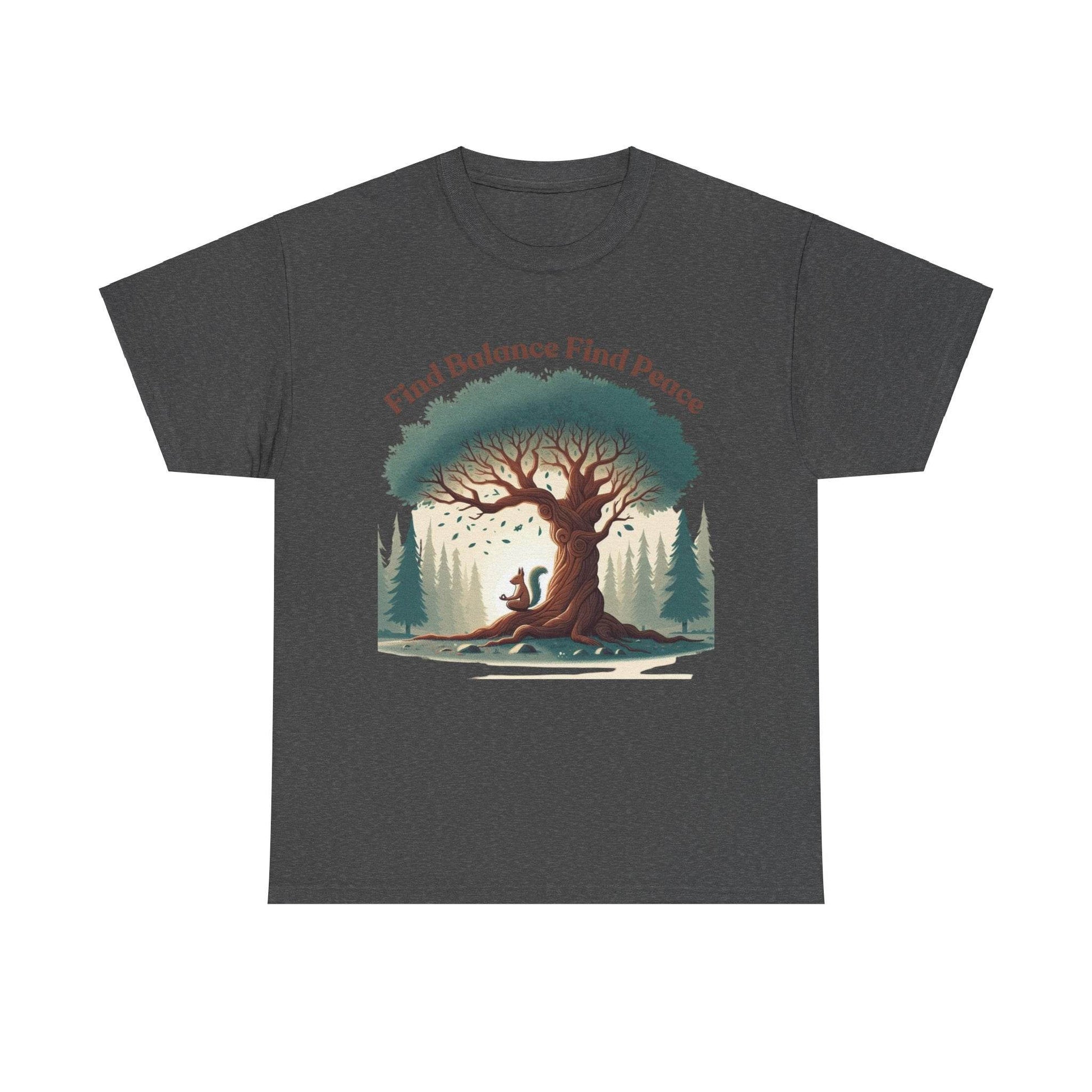 Find Balance Find Peace T-Shirt - FitLife - WellnessOasis