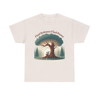 Find Balance Find Peace T-Shirt - FitLife - WellnessOasis