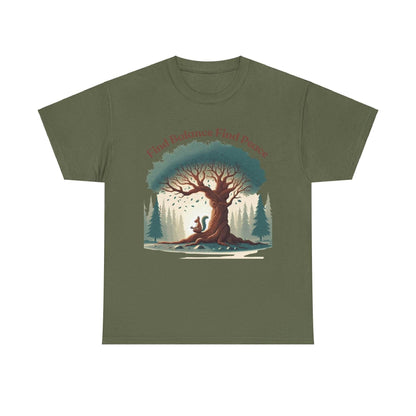 Find Balance Find Peace T-Shirt - FitLife - WellnessOasis