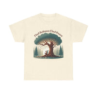 Find Balance Find Peace T-Shirt - FitLife - WellnessOasis