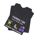 Fitness Fun Tee - Healthy Lifestyle Motif - FitLife - WellnessOasis