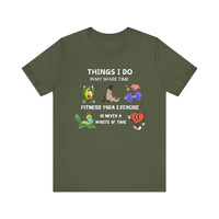 Fitness Fun Tee - Healthy Lifestyle Motif - FitLife - WellnessOasis