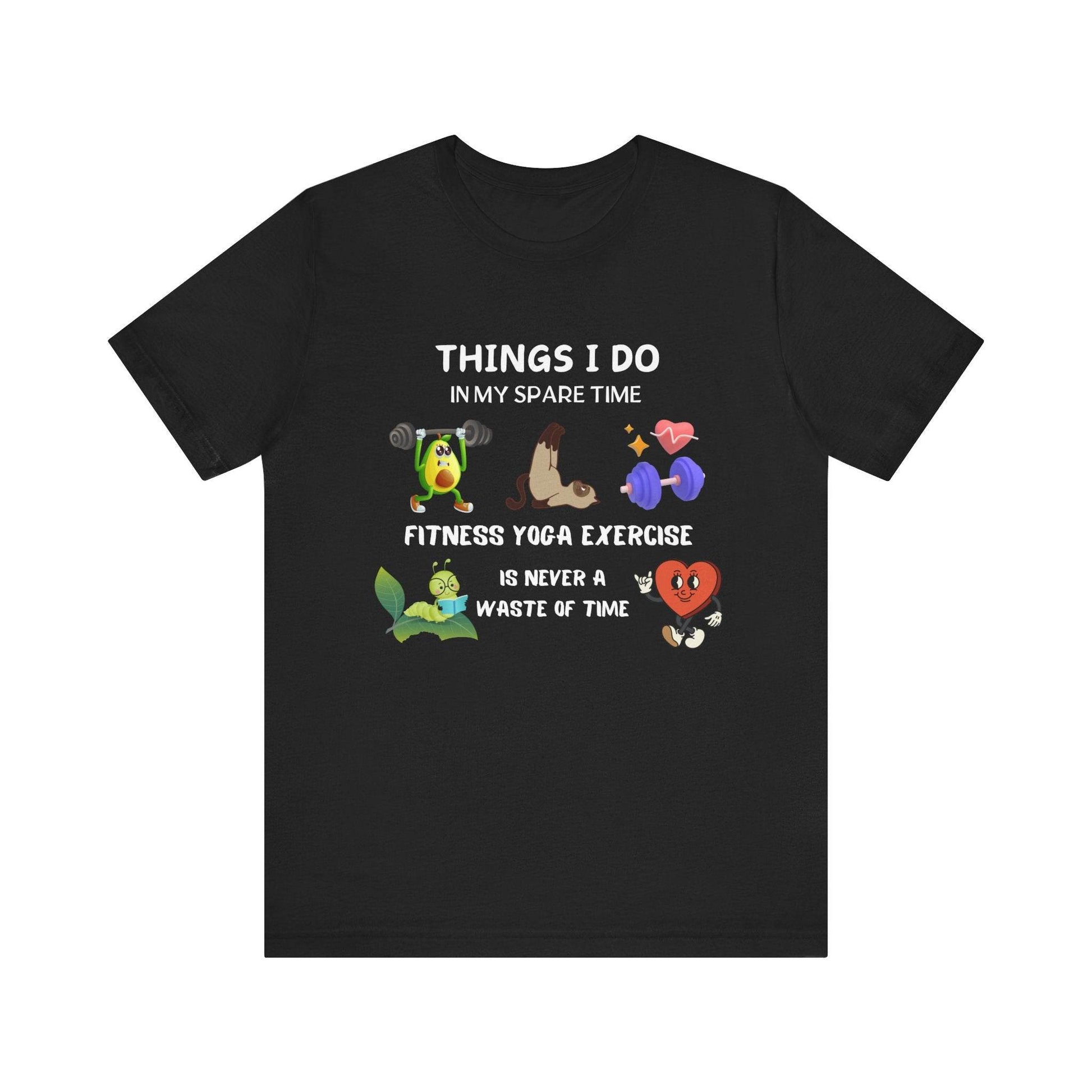 Fitness Fun Tee - Healthy Lifestyle Motif - FitLife - WellnessOasis