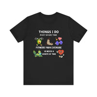 Fitness Fun Tee - Healthy Lifestyle Motif - FitLife - WellnessOasis