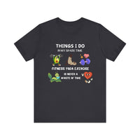 Fitness Fun Tee - Healthy Lifestyle Motif - FitLife - WellnessOasis
