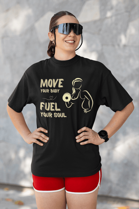 Fuel Your Soul Motivational Fitness Shirt - FitLife - WellnessOasis