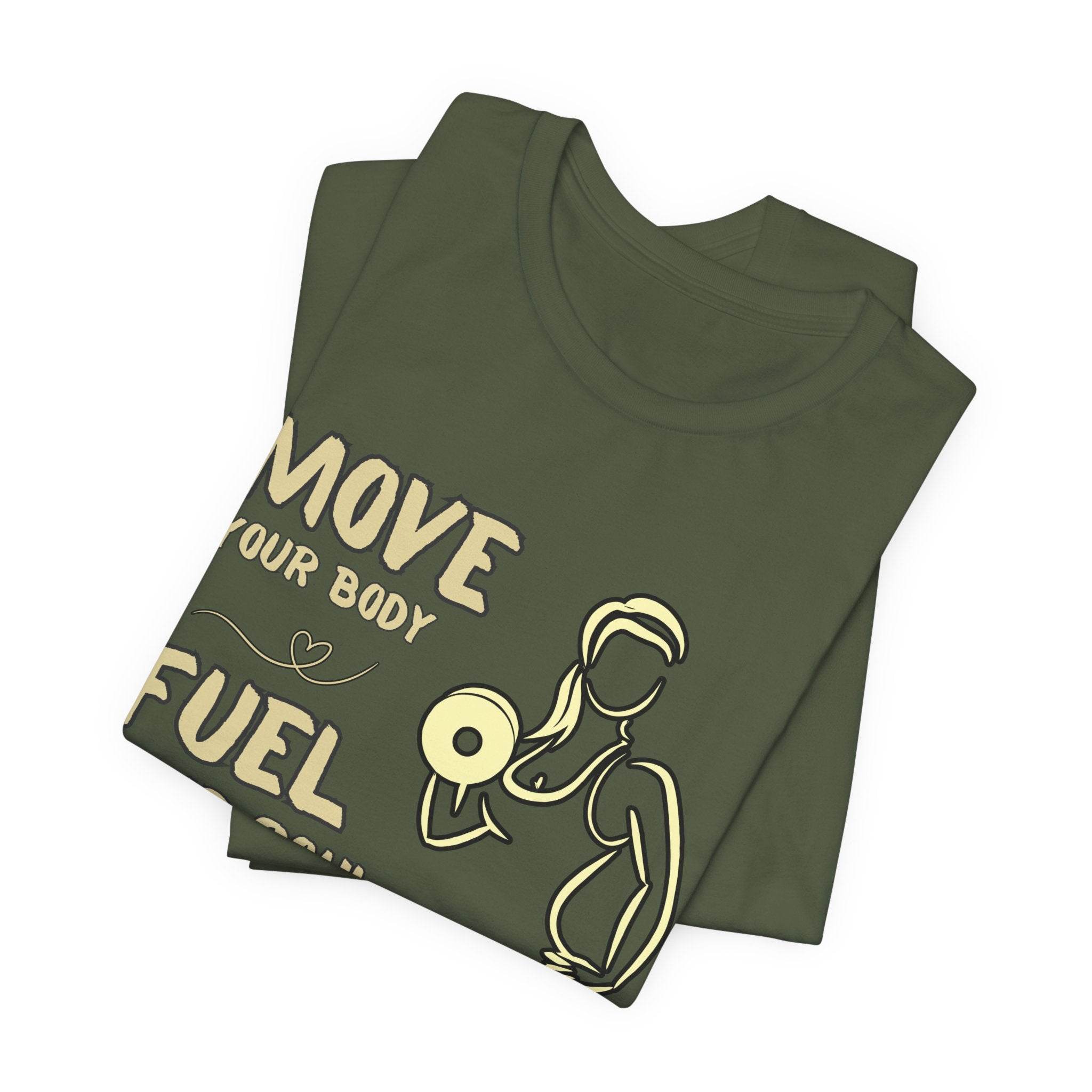Fuel Your Soul Motivational Fitness Shirt - FitLife - WellnessOasis