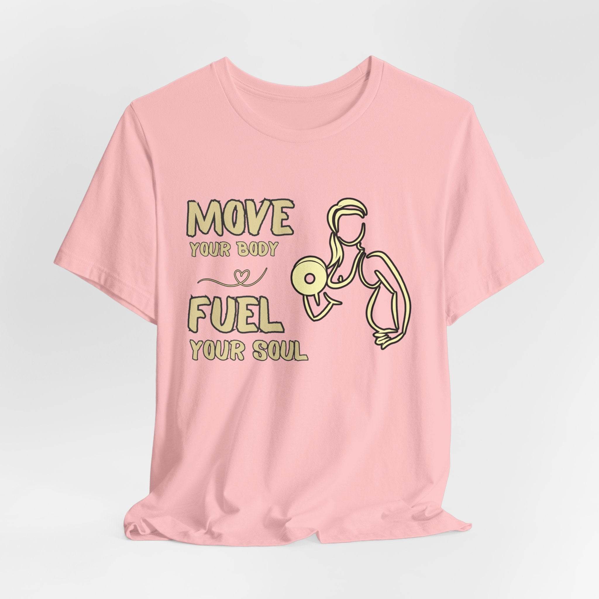 Fuel Your Soul Motivational Fitness Shirt - FitLife - WellnessOasis