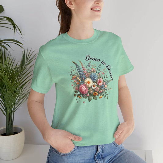 Grow in Grace Tee - FitLife - WellnessOasis