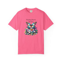 Healing Starts Within Butterfly T-shirt - FitLife - WellnessOasis