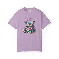 Healing Starts Within Butterfly T-shirt - FitLife - WellnessOasis
