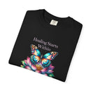 Healing Starts Within Butterfly T-shirt - FitLife - WellnessOasis