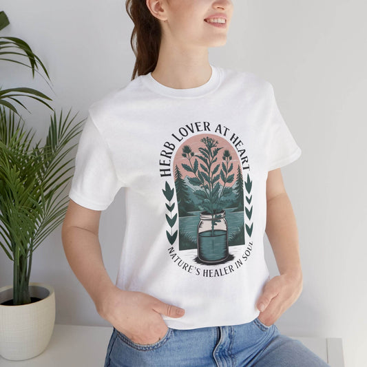 Herb Lover - Nature's Healer T-Shirt - FitLife - WellnessOasis