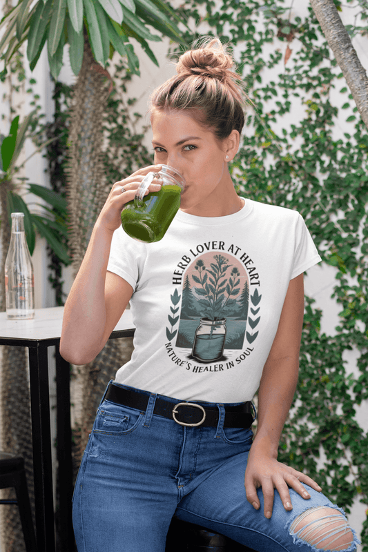Herb Lover - Nature's Healer T-Shirt - FitLife - WellnessOasis
