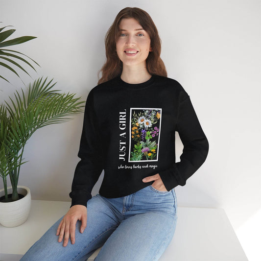 Herbal Design Sweatshirt - FitLife - WellnessOasis
