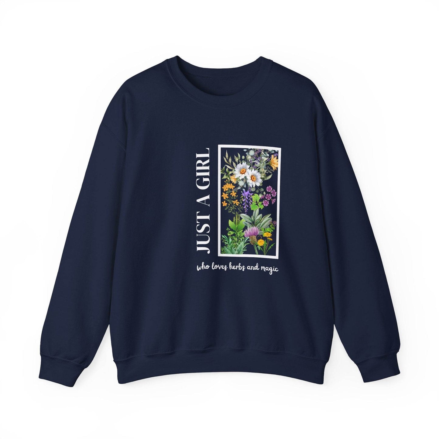 Herbal Design Sweatshirt - FitLife - WellnessOasis
