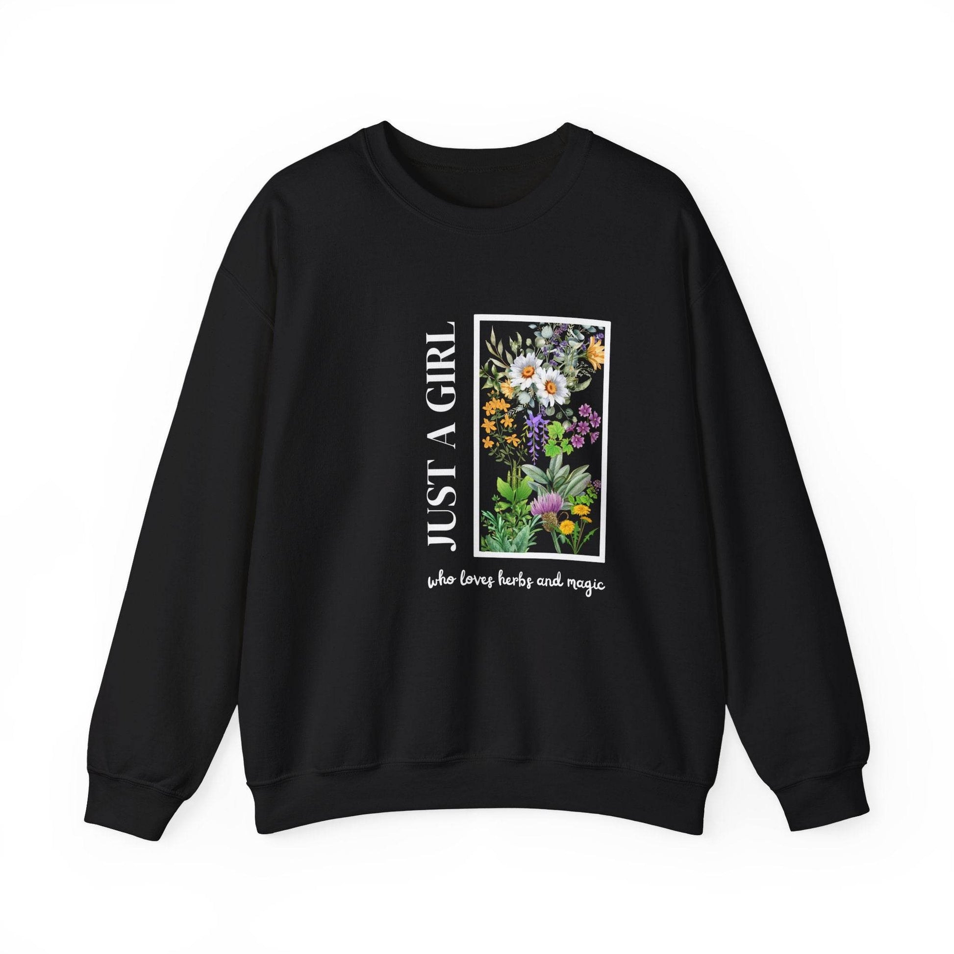 Herbal Design Sweatshirt - FitLife - WellnessOasis