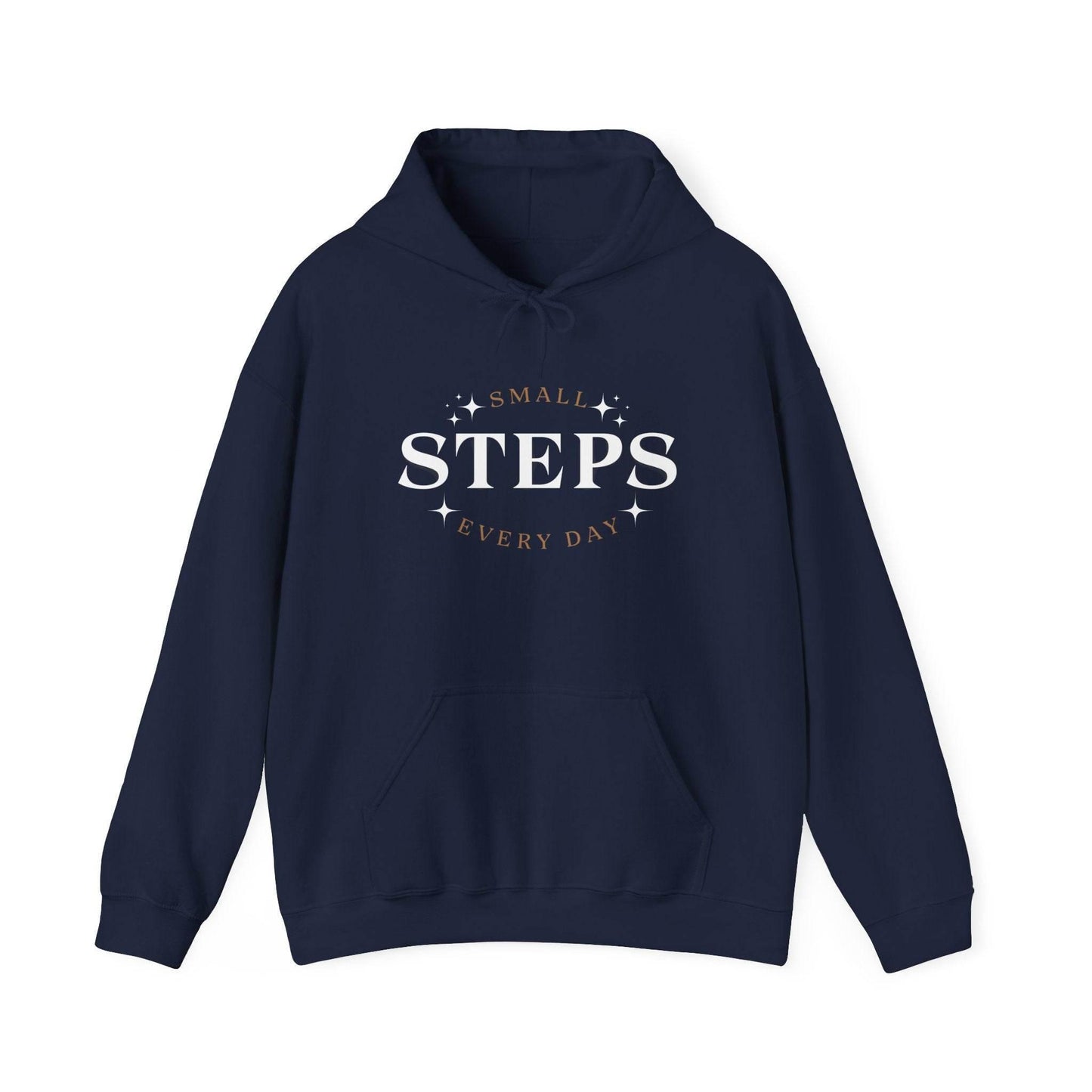 Hooded Sweatshirt Small Steps Every Day - FitLife - WellnessOasis