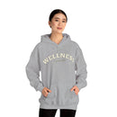 Hooded Sweatshirt with WELLNESS is your oasis - FitLife - WellnessOasis