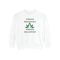 Inhale Positivity Exhale Negativity Sweatshirt - FitLife - WellnessOasis