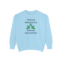 Inhale Positivity Exhale Negativity Sweatshirt - FitLife - WellnessOasis