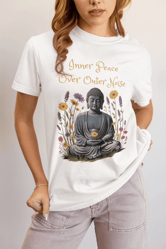 Inner Peace T-Shirt – Mindfulness & Calm Vibes Tee - FitLife - WellnessOasis