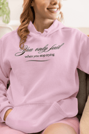 Inspirational Hoodie - You Only Fail When You Stop Trying - FitLife - WellnessOasis
