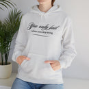 Inspirational Hoodie - You Only Fail When You Stop Trying - FitLife - WellnessOasis